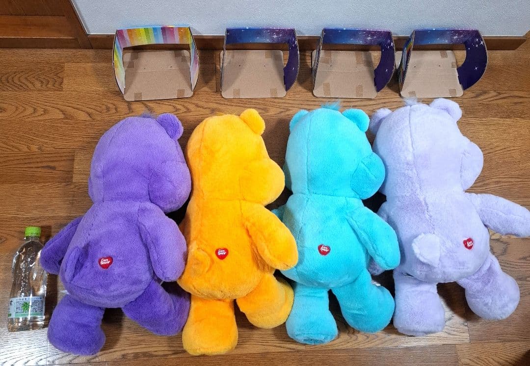 ケアベア⭐BIGぬいぐるみ 5体セット お座り台座付き - メルカリ