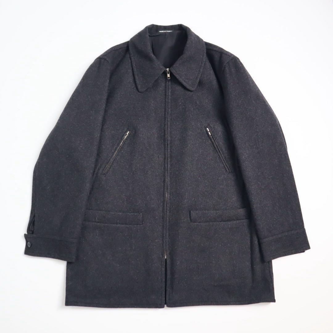 90s agnes b homme フランス製 八の字ジップ ジャケット コート