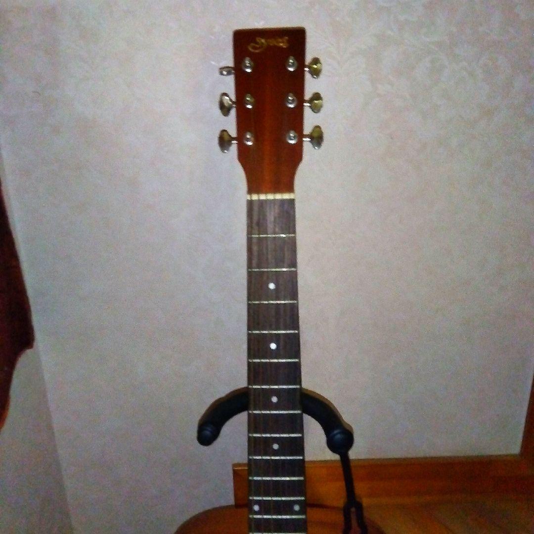 レア木目バリトラS.yairi上位ブランドコンパクトギター全長88cmケース