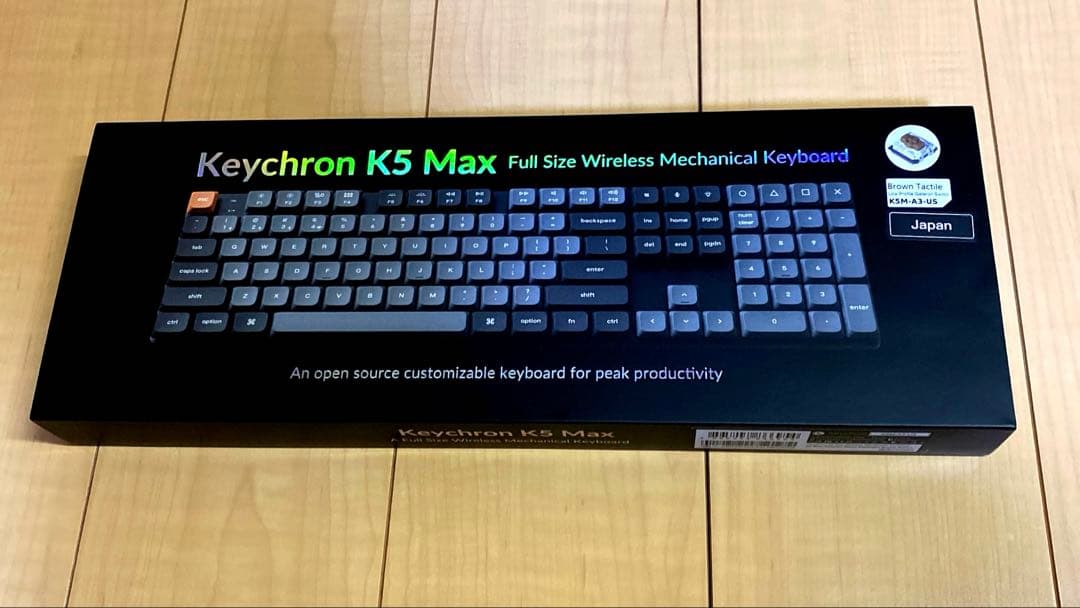 キーボード keychron k5 max