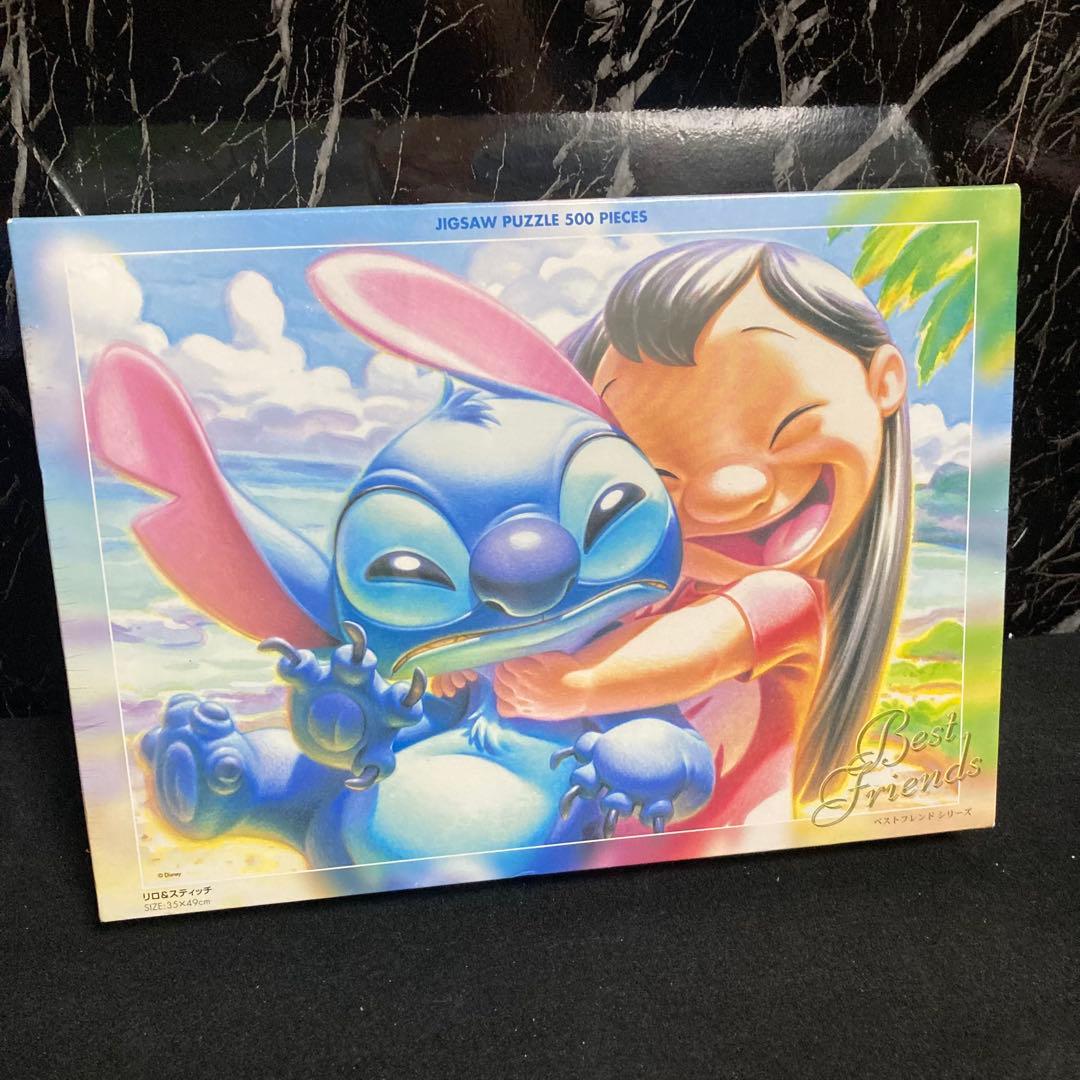 廃盤　未開封　新品 ジグソーパズル　ディズニー　リロ＆スティッチ　500ピース テンヨー（Tenyo） ジグソーパズル スティッチ（フィルム・アート