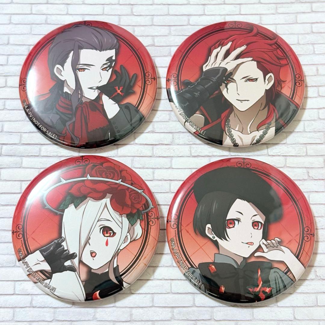 ヴィジュアルプリズン　ロストエデン　缶バッジ　4点　レア　非売品