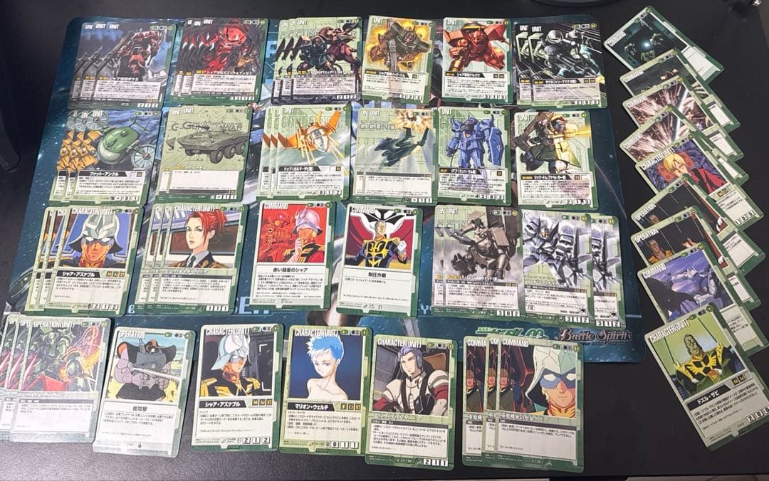 ガンダムウォー 緑　ジオン　シャア　セット　まとめ