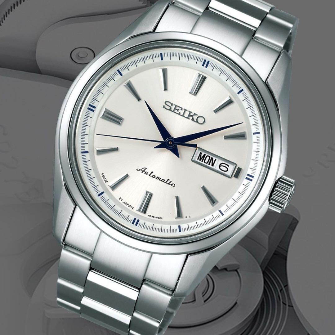 SEIKO プレサージュ SARY055/ホワイト 自動巻き　41mm