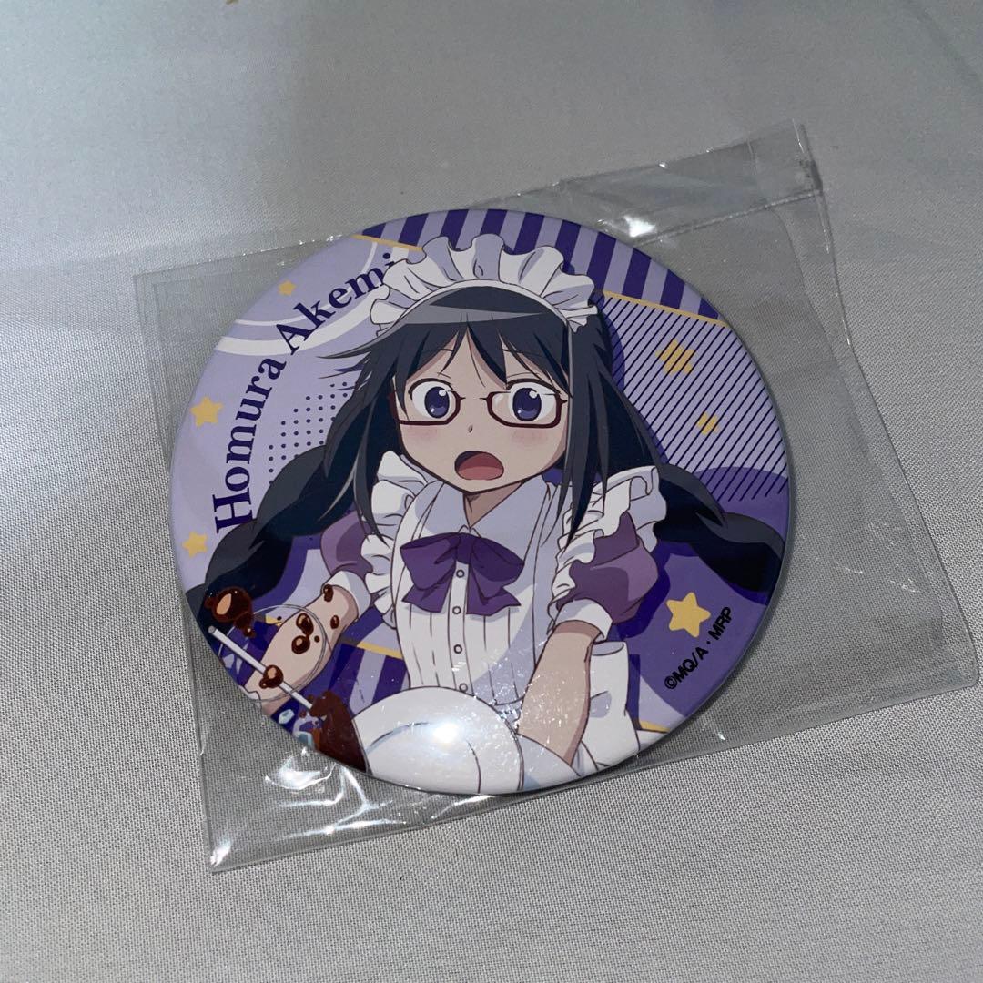 魔法少女まどかマギカ セガ コラボカフェ 暁美ほむら 缶バッジ