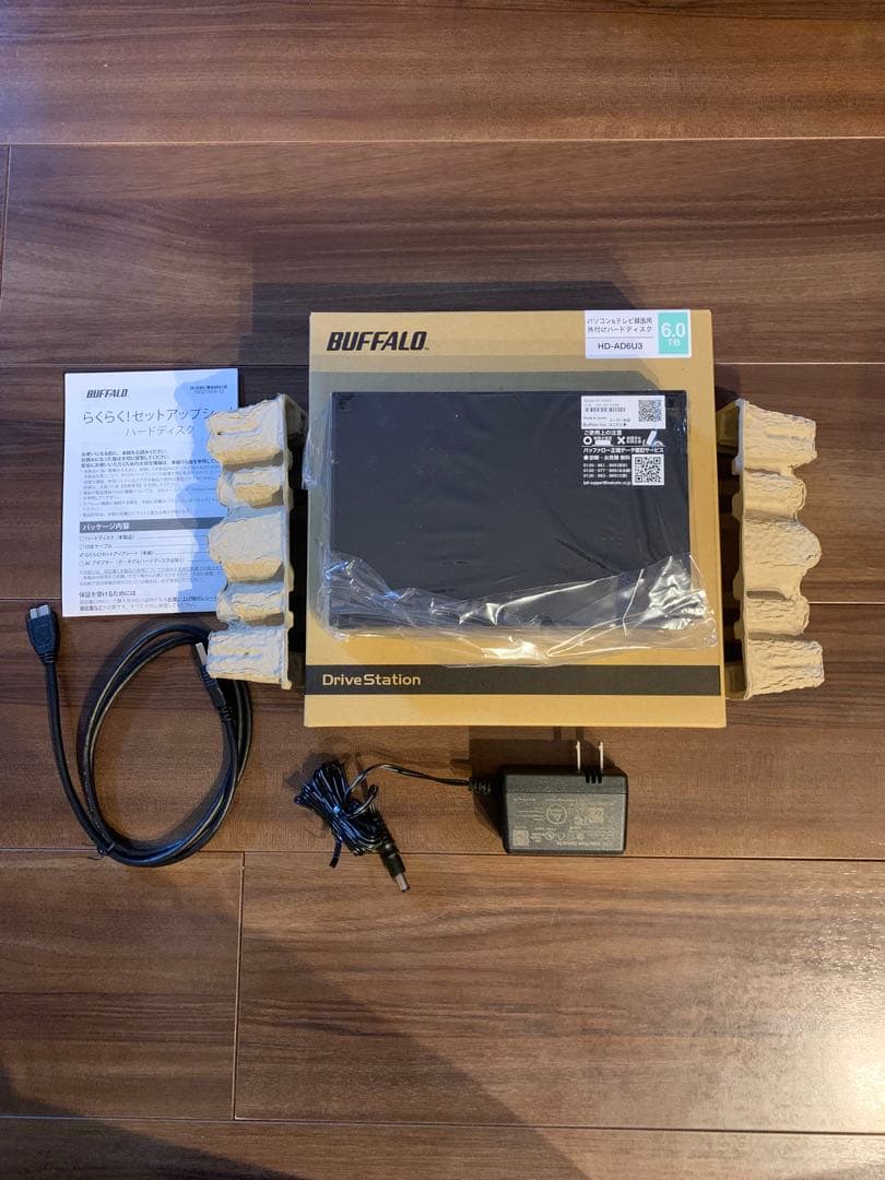 【新品未使用】BUFFALO HD-AD6U3
