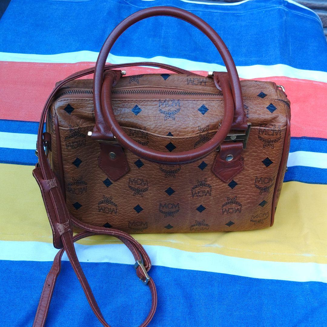 MCMミニボストンバック　中古
