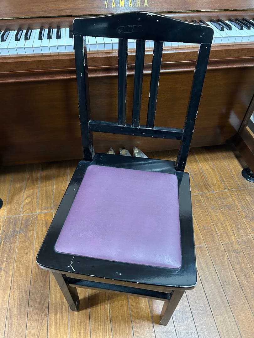 トムソン椅子　背もたれ付きピアノ椅子　メーカー不明 楽天市場】日本製：ピアノ椅子 背もたれ付きタイプ トムソン椅子：NO