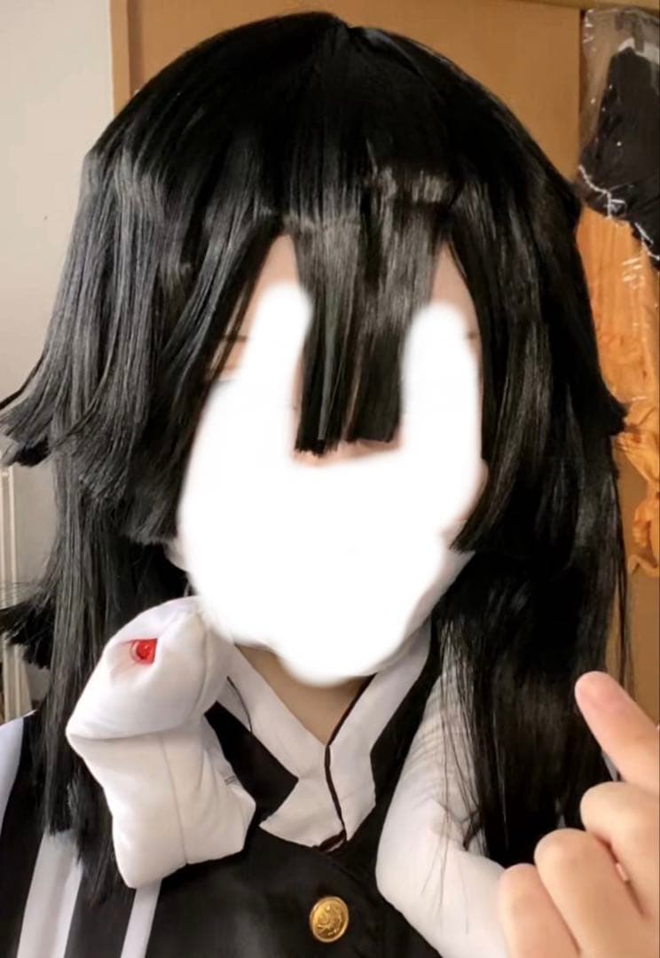 伊黒小芭内 コスプレ ウィッグ - メルカリ