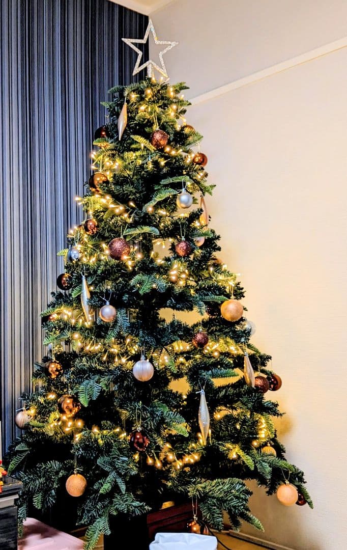 LEDクリスマスライト 暖色系 緑色ケーブル