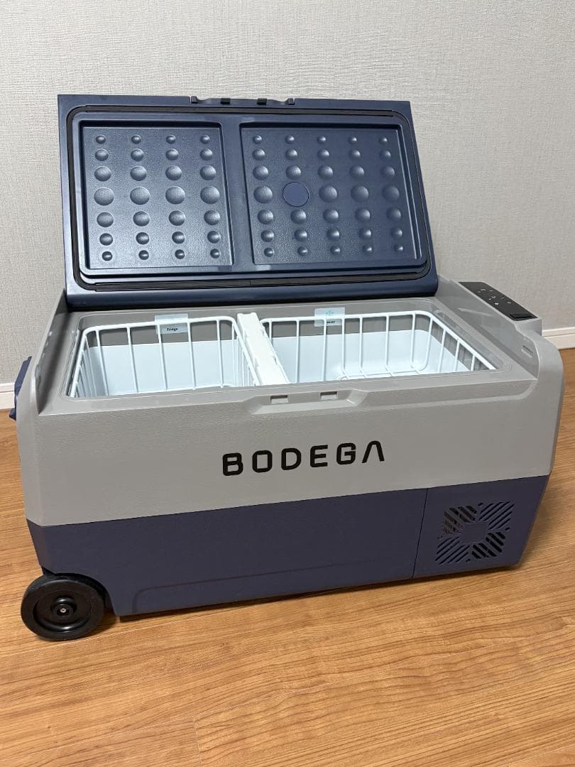 【防災にも】車載 冷蔵庫 冷凍庫 60L BODEGA クーラーボックス MAXWIN（マックスウィン） 車載冷蔵庫 冷凍庫 ポータブル冷蔵庫 30L