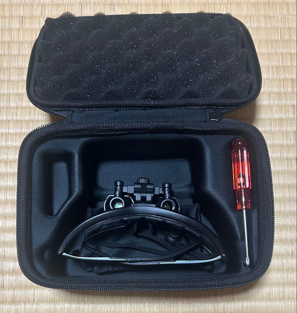 ガリレアンルーペマルチコードレスヘッドライトセットⅡ Black3.0倍セット