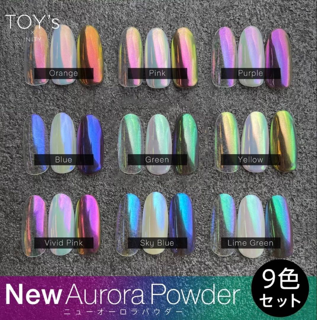 TOY's × INITY ニューオーロラパウダー 9色セット
