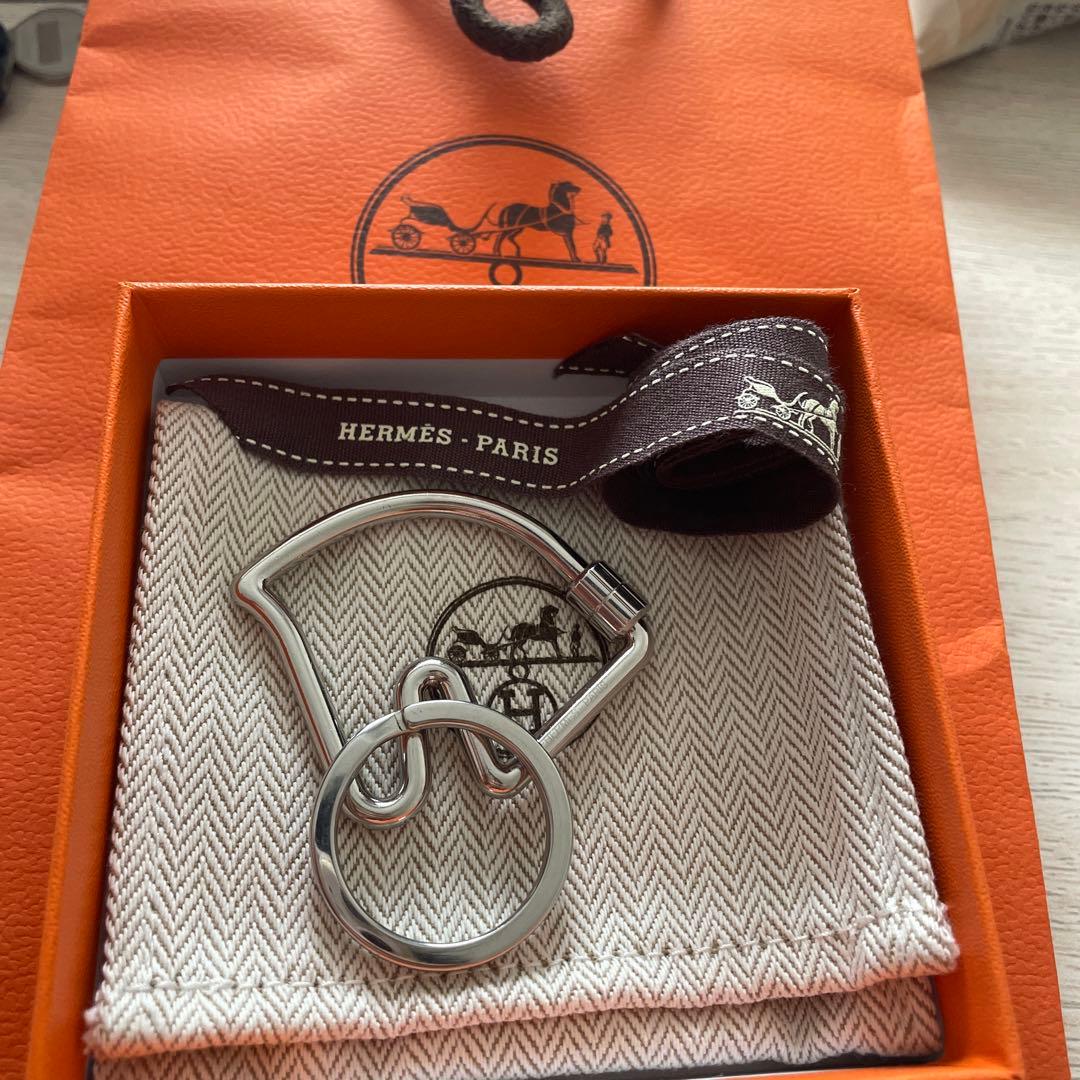 HERMES シルバー キーホルダー