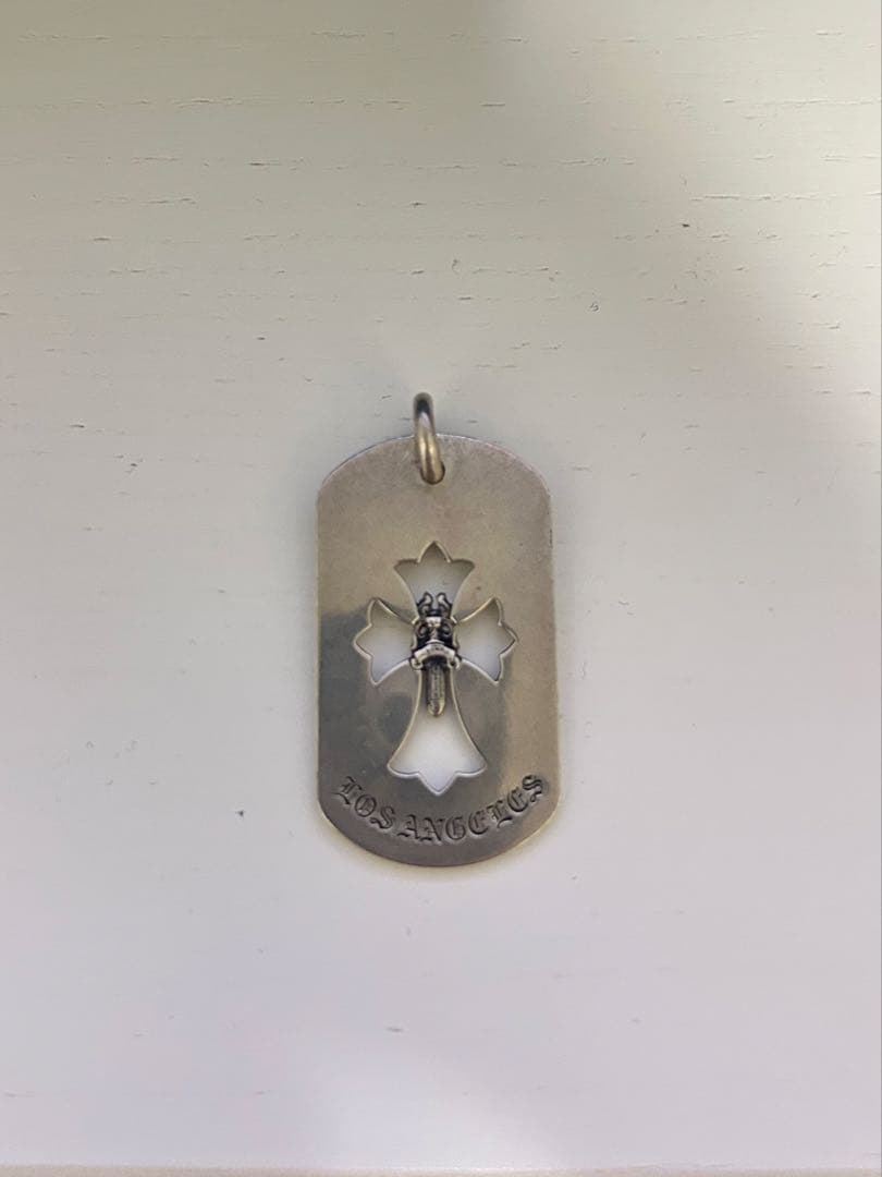 CHROMEHEARTS クロムハーツ　ロサンゼルス限定　クロスダガードッグタグ