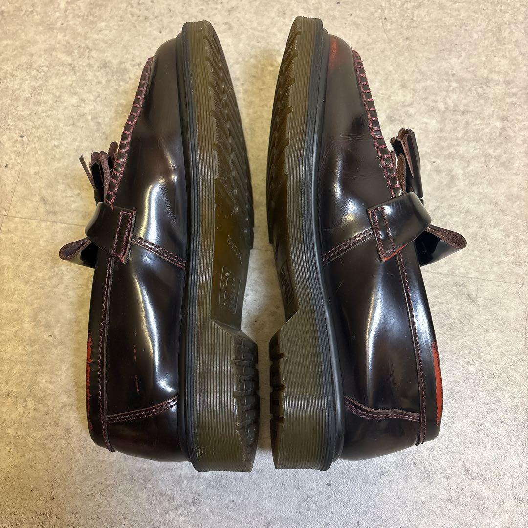 美品✨️ドクターマーチンADRIANタッセルローファー チェリーレッド