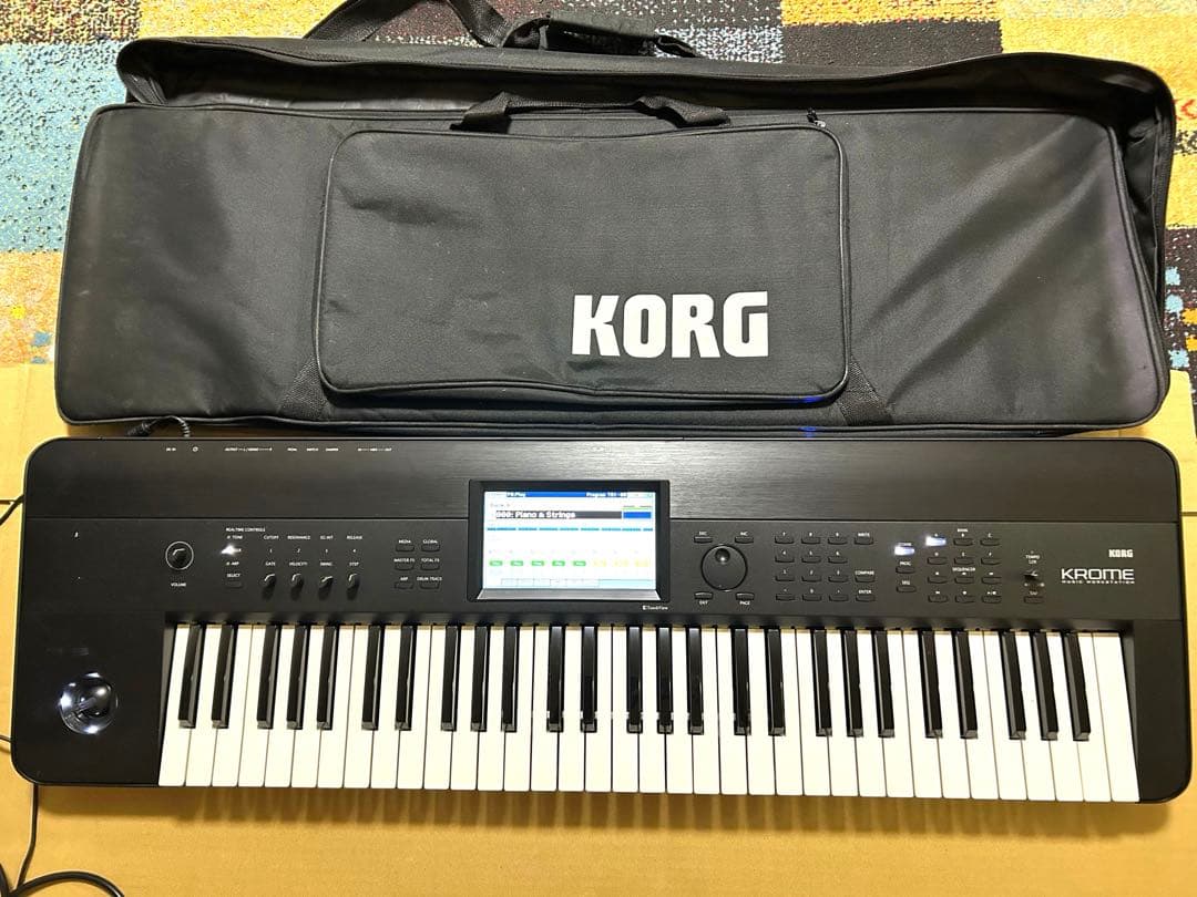 KORG KROME 61鍵 シンセサイザー ミュージックワークステーション Amazon | KORG シンセサイザー ワークステーション KROSS 2 61鍵盤