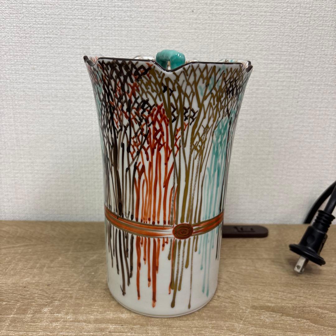 茶道用　水指 水指　平安　手塚祥堂造 金彩柴垣文 茶道用 水指 水指 平安 手塚祥堂造 金彩柴垣文 - メルカリ