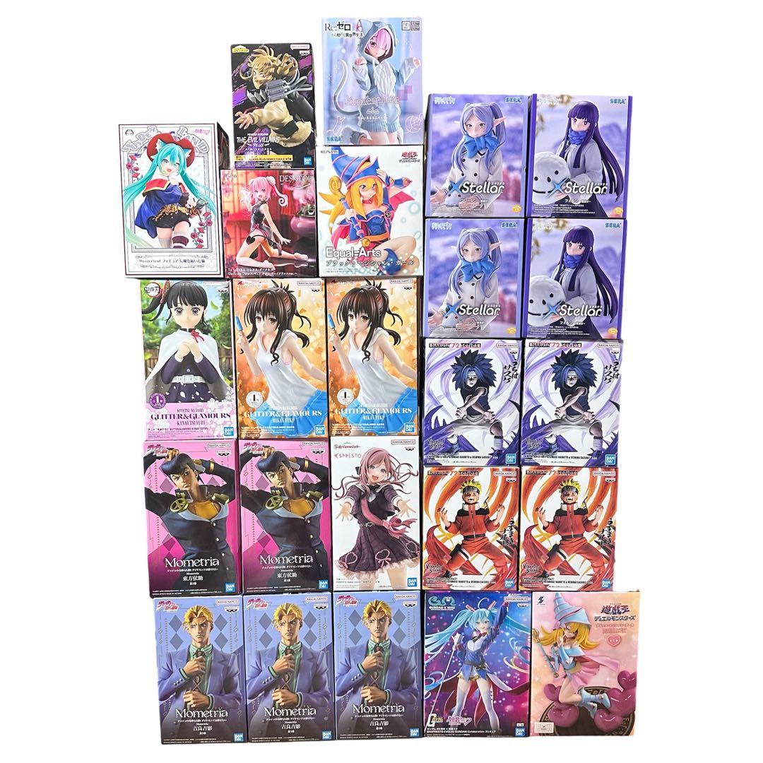 プライズフィギュア 24体 まとめ売り ジョジョ 鬼滅の刃 ナルト フリーレン等