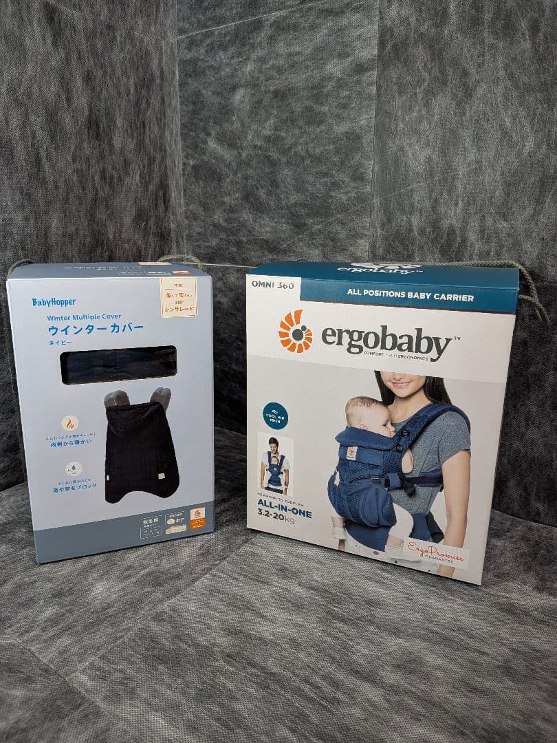 新品未使用 ergobaby OMNI360 抱っこ紐 ウインターカバー付き ergobaby（エルゴベビー） エルゴ オムニ360 ポイント15倍 OMNI360