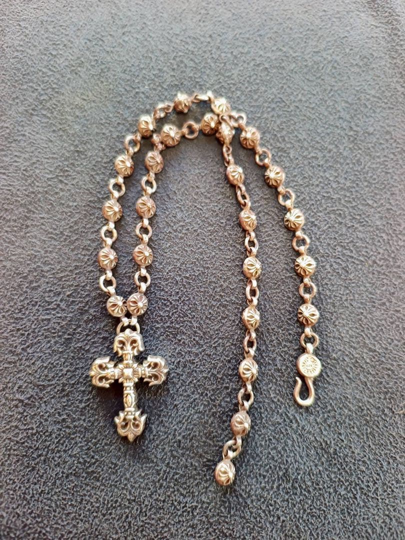 【正規】CHROME HEARTS CrsblChn W FiligCrsXsm