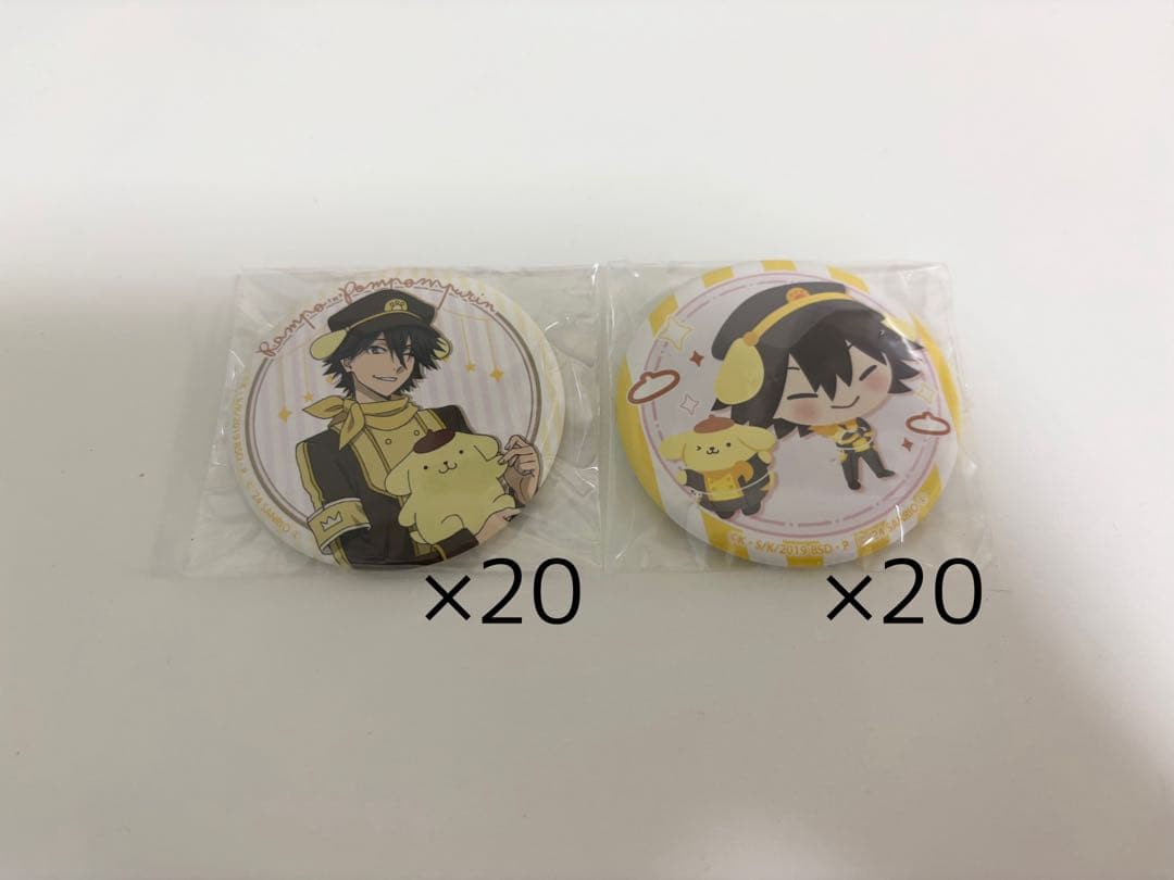 文豪ストレイドッグス 文スト 江戸川乱歩 サンリオ 缶バッジ