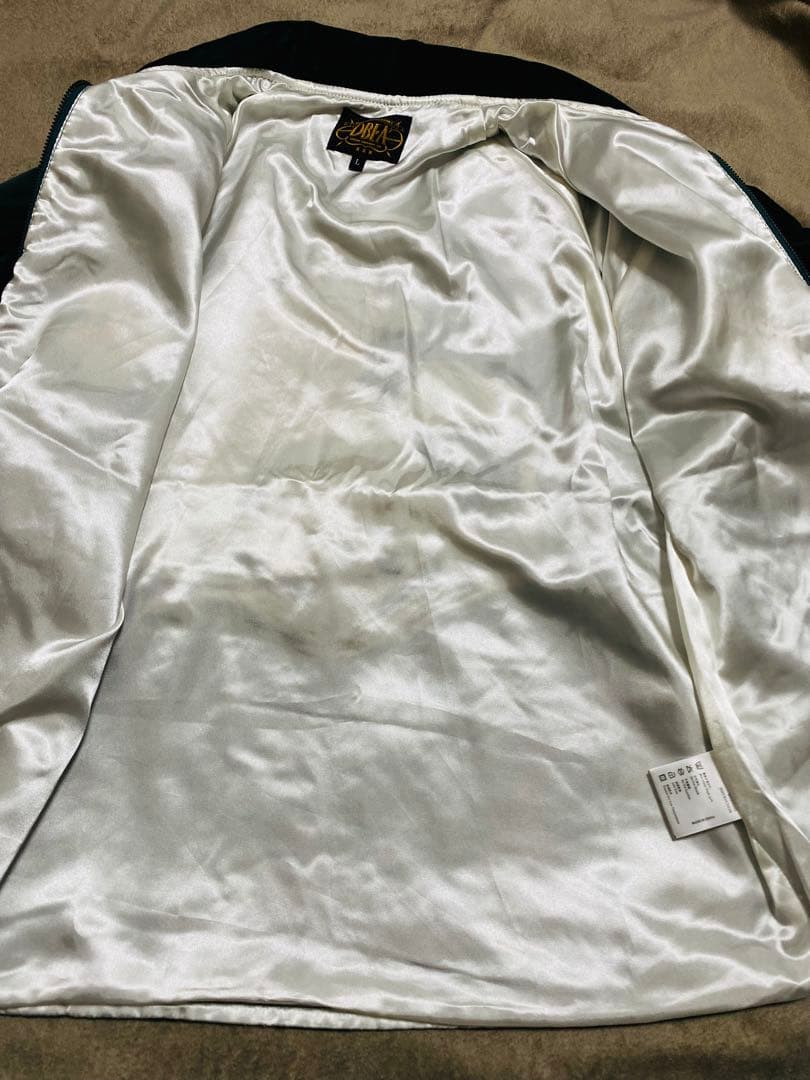 美品 DBEA 未使用 グリーン別珍 虎 日本限定 スカジャン unisex - メルカリ