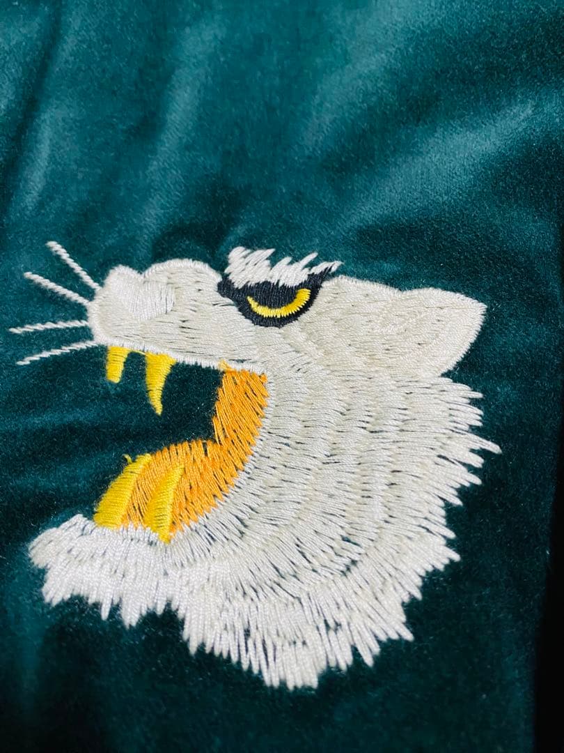 美品 DBEA 未使用 グリーン別珍 虎 日本限定 スカジャン unisex - メルカリ