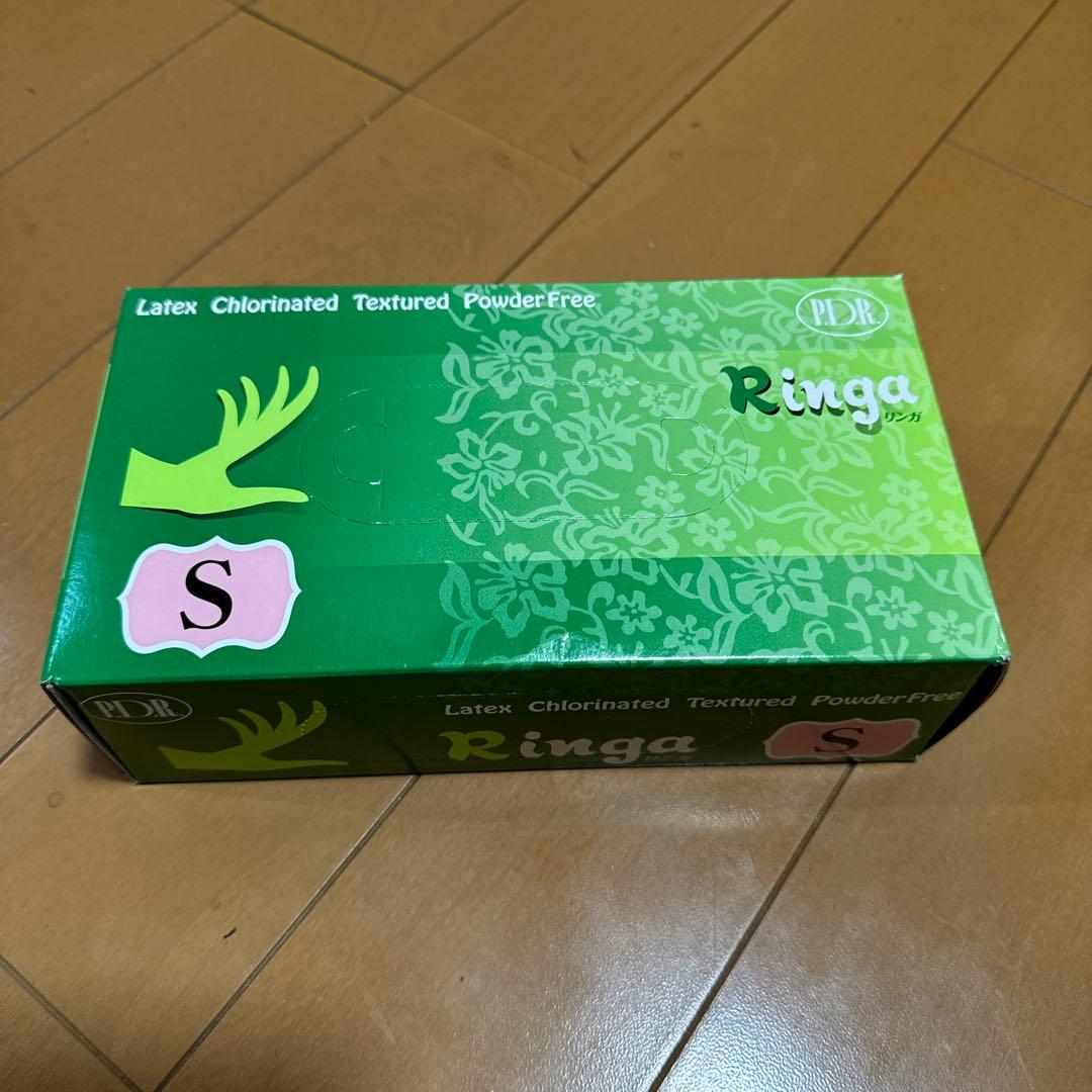 PDR Ringa 使い捨て手袋 Sサイズ 100枚入 四箱