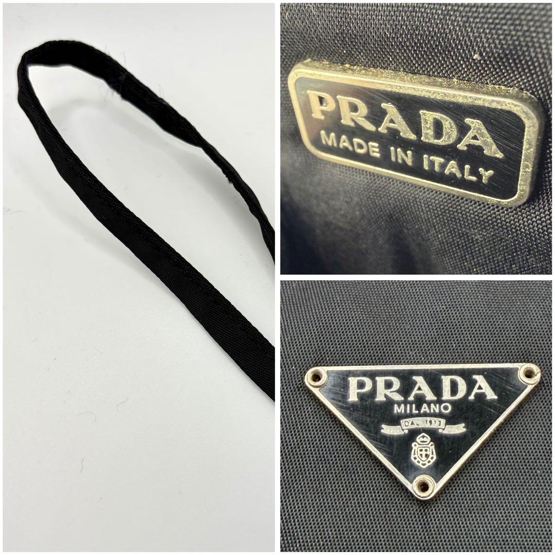 正規品】プラダ PRADAナイロン iQOSケース 小物ポーチ 三角ロゴ 黒