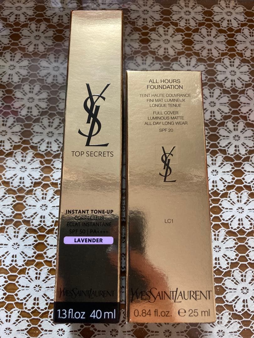 【新品】YSLイブサンローラン　オールアワーズファンデ&化粧下地