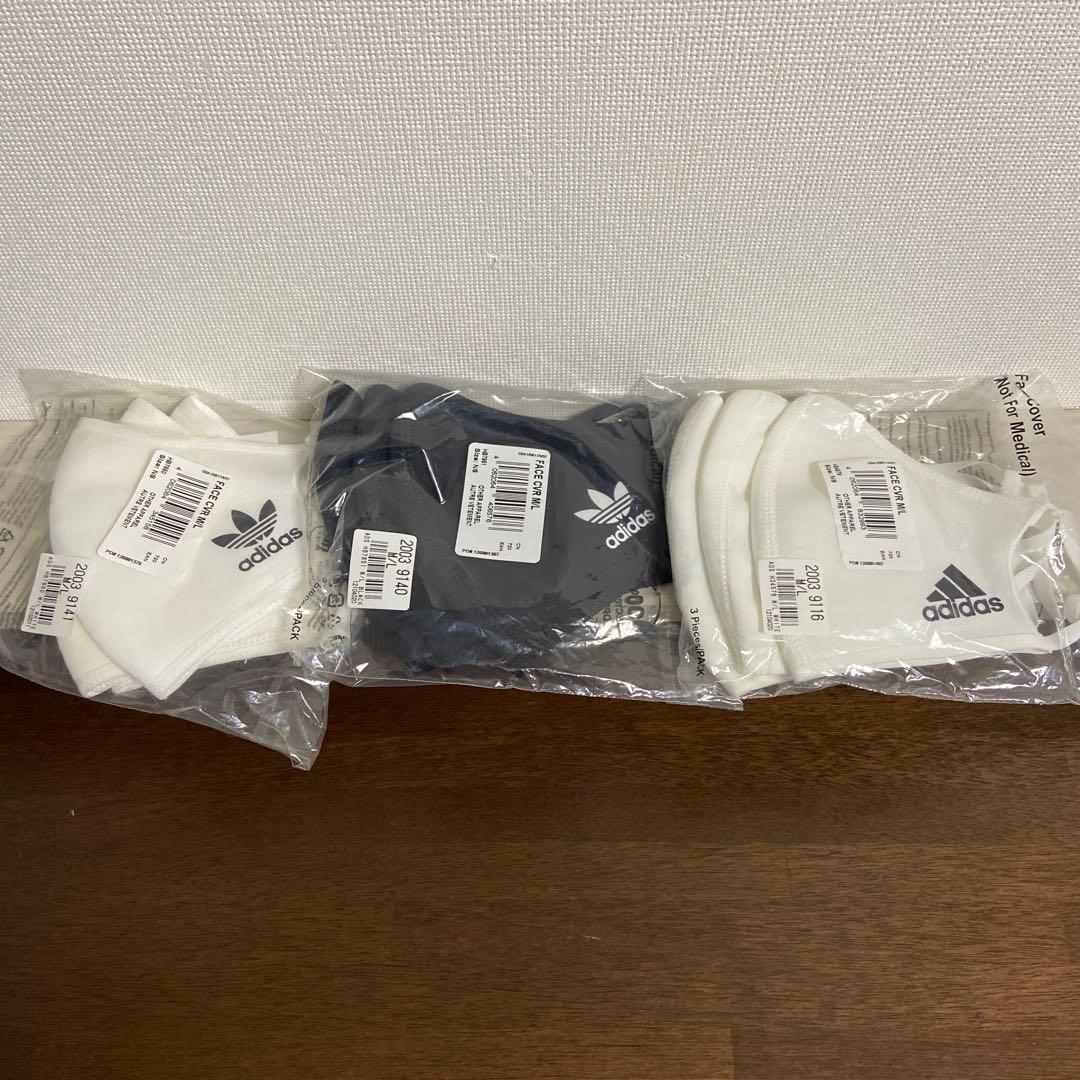 専用ページ！adidas アディダス　マスク　フェイスカバー9枚