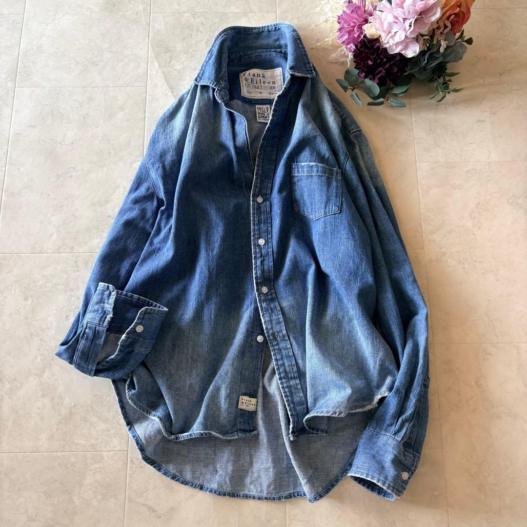 NO.6-131 frank&eileen Ron HermenデニムシャツS
