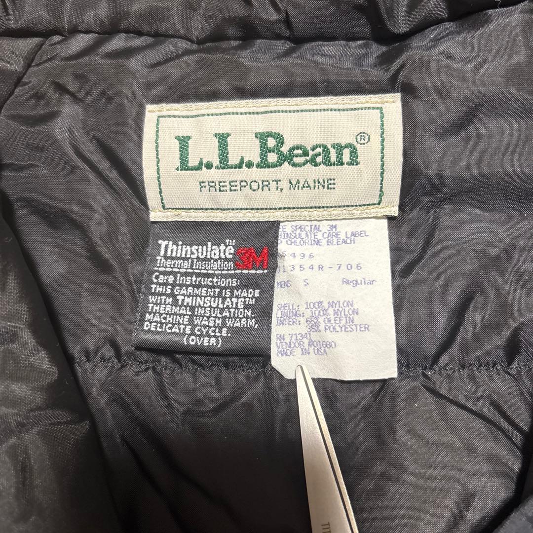 L.L.Bean 80s usa製 中綿アノラックジャケット ブラック 極美品