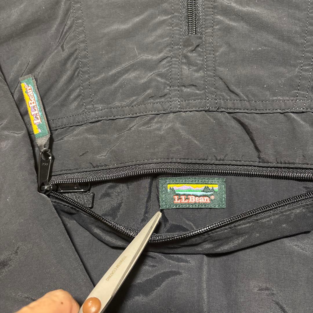 L.L.Bean 80s usa製 中綿アノラックジャケット ブラック 極美品