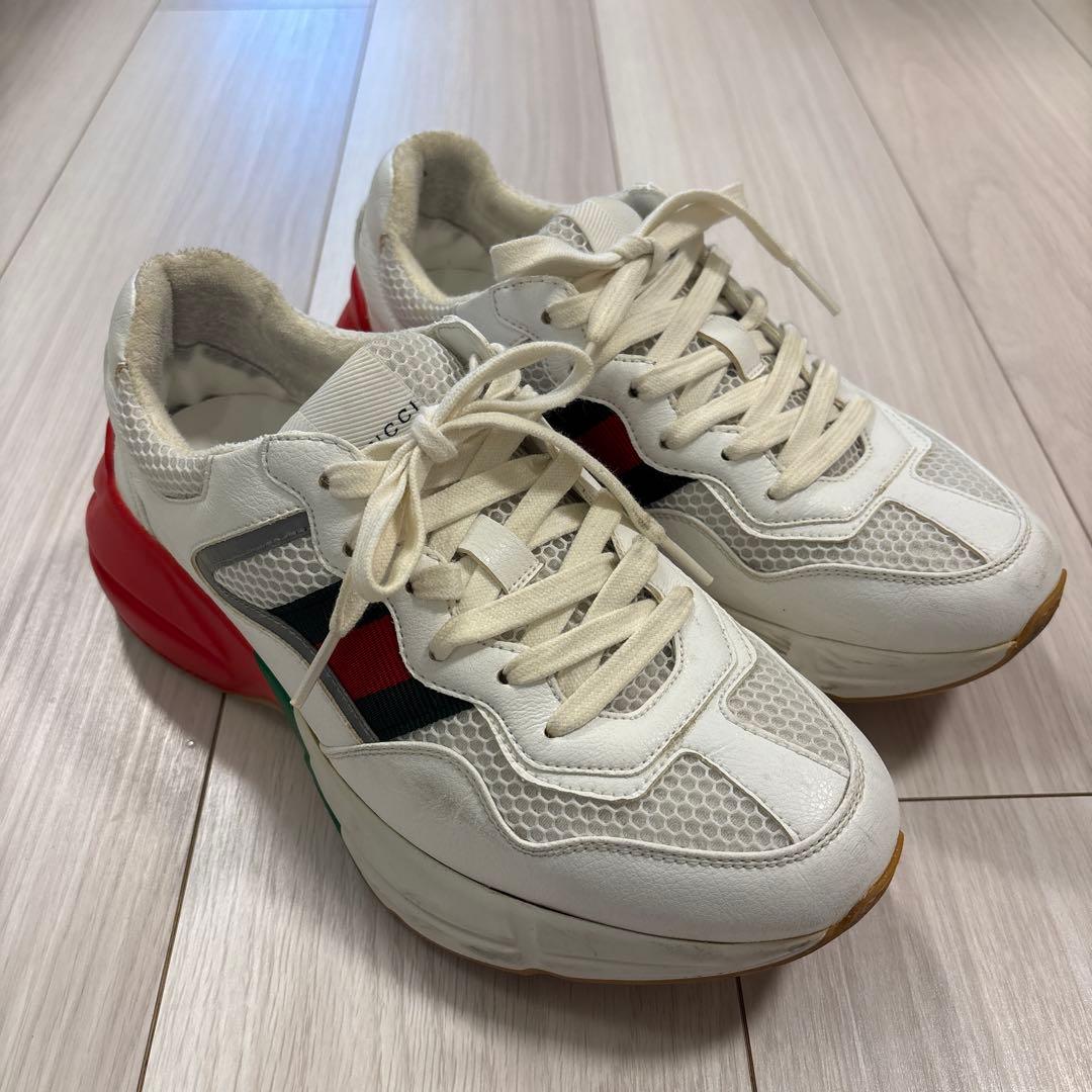 GUCCI グッチ ライトン シェリーライン スニーカー - メルカリ