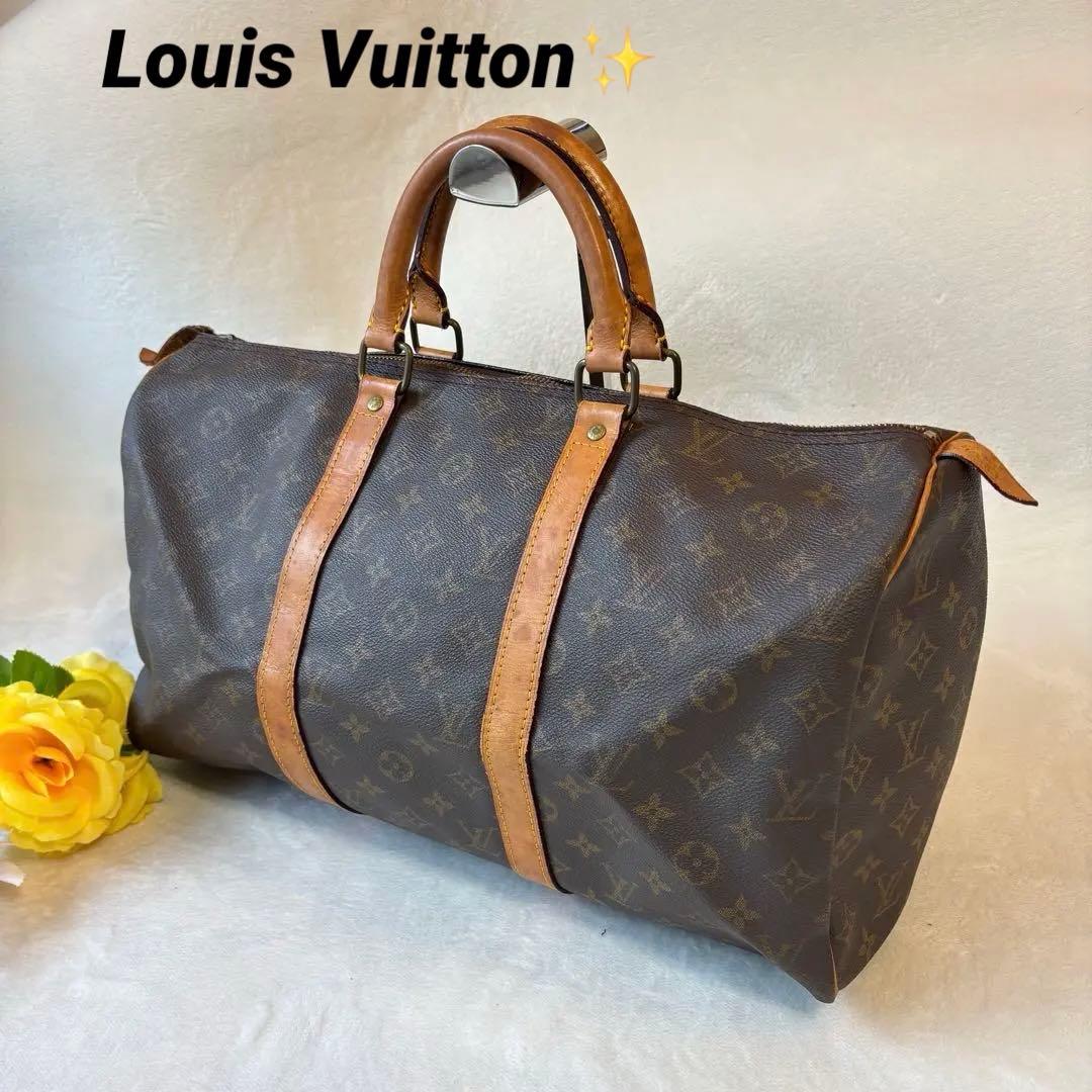 【希少✨】Louis Vuitton ボストンバッグ キーポル45 モノグラム