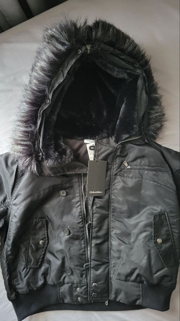 CHIKASHITSU+ N-2B cropped hood blouson - メルカリ