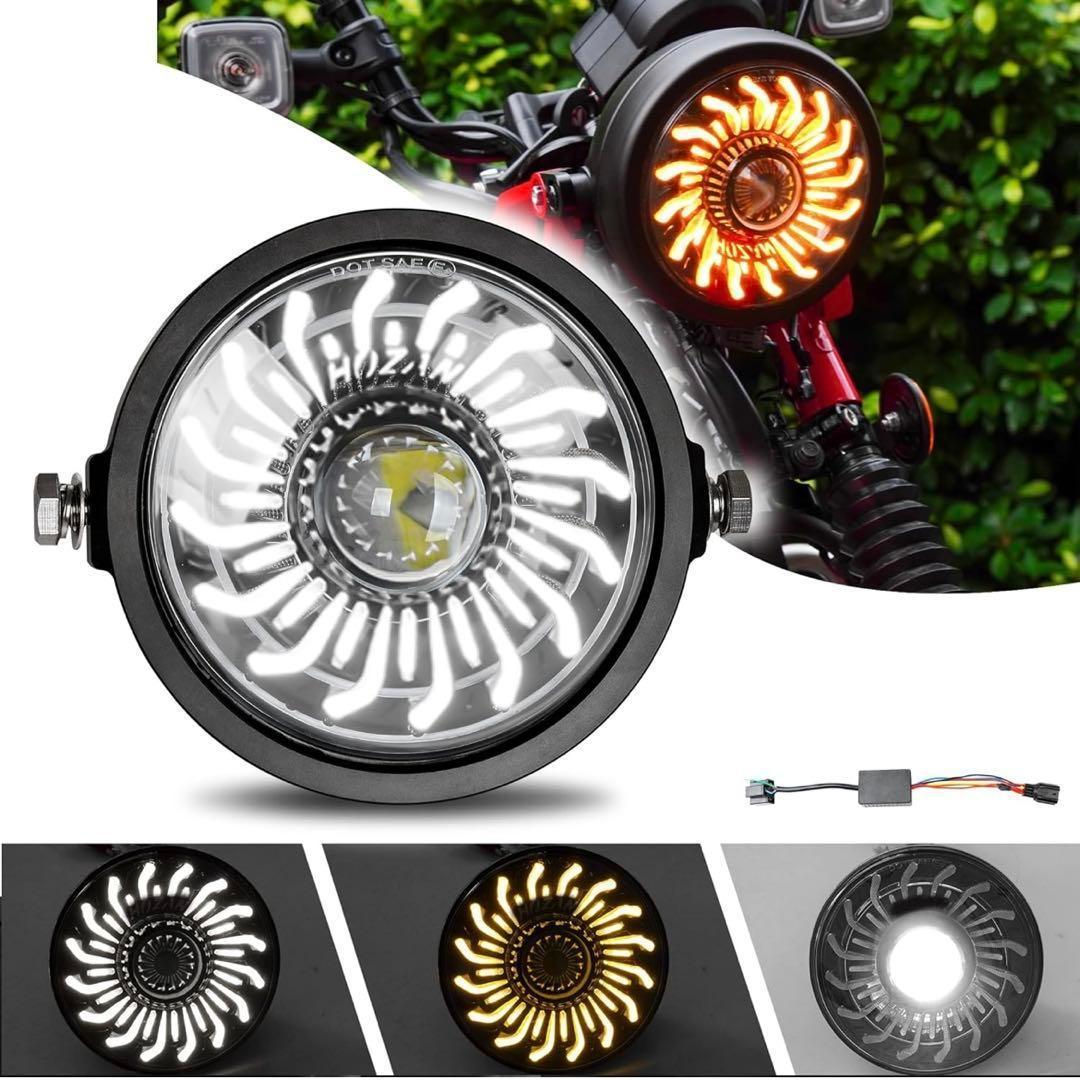 Motikvans ホンダ CT125 ハンターカブ LED ヘッドライトDRL 713H077VghL._AC_UF350,