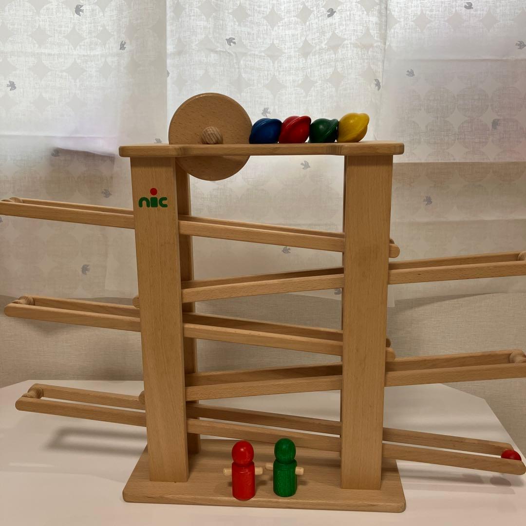 nic 木製 知育玩具 ボール転がし　ニックスロープ　ドイツ