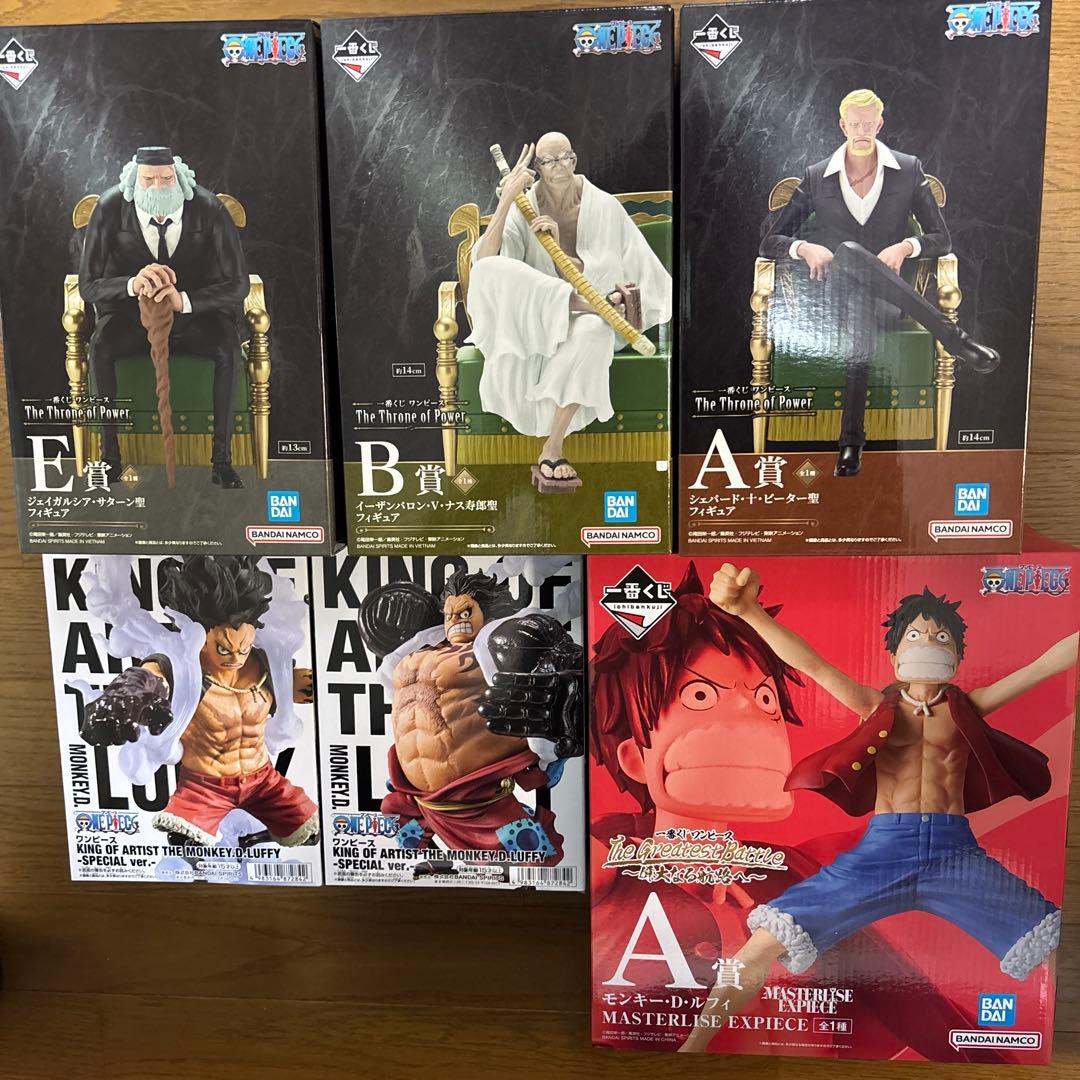 ワンピース　一番くじ　プライズフィギュアまとめ売り　6点