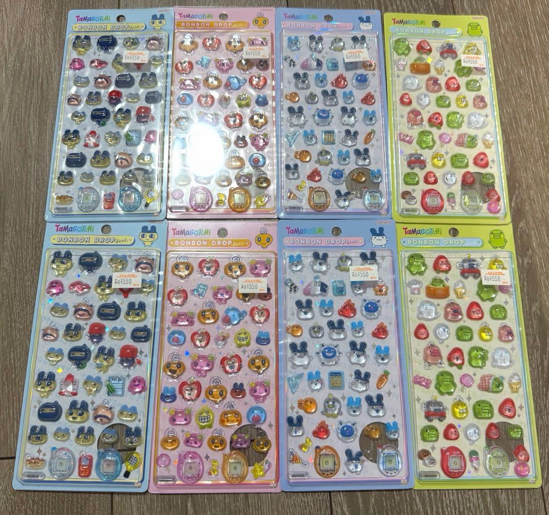 【正規品】ボンボンドロップシール　たまごっち　8枚