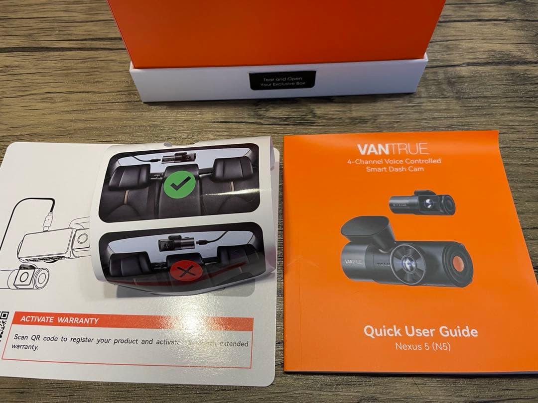 VANTRUE N5 ドライブレコーダー - メルカリ