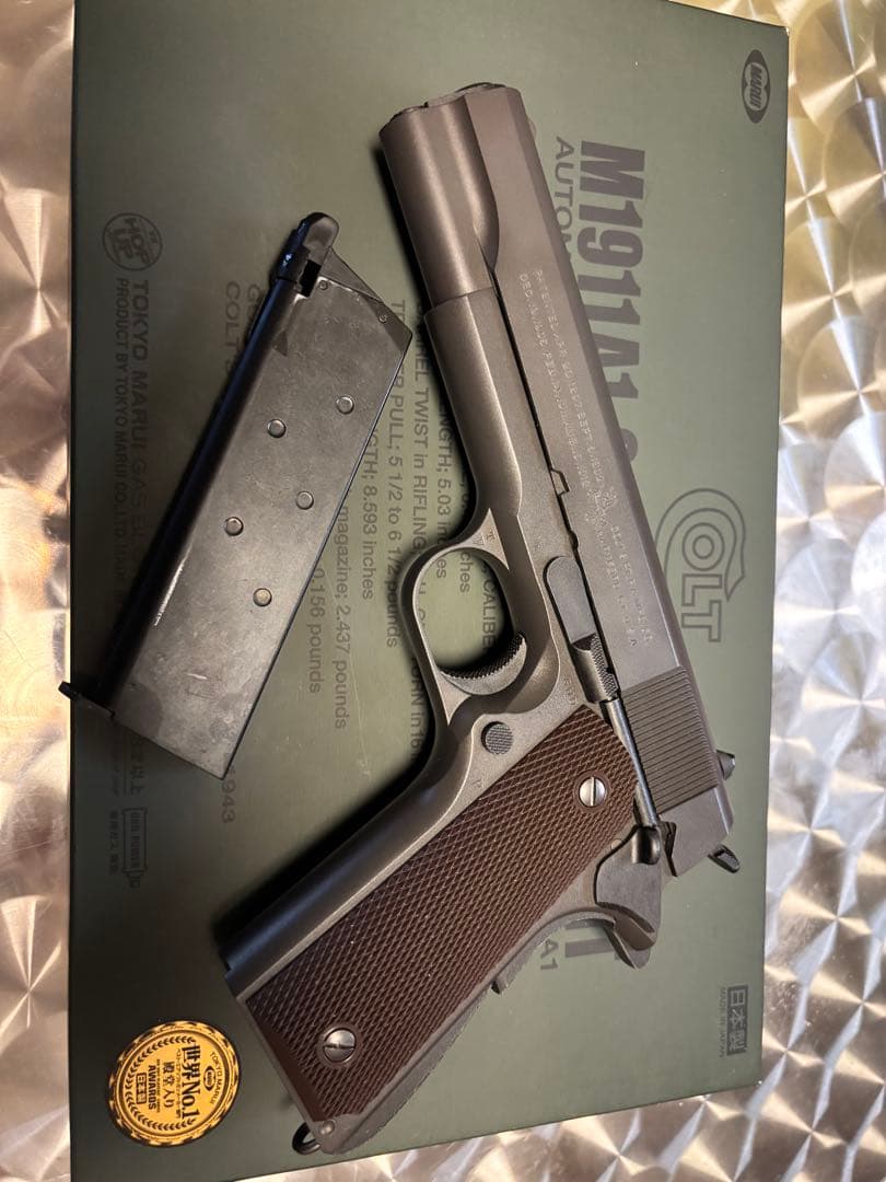 東京マルイ　COLT M1911A1 GBB GUARDERスチールパーツ付き