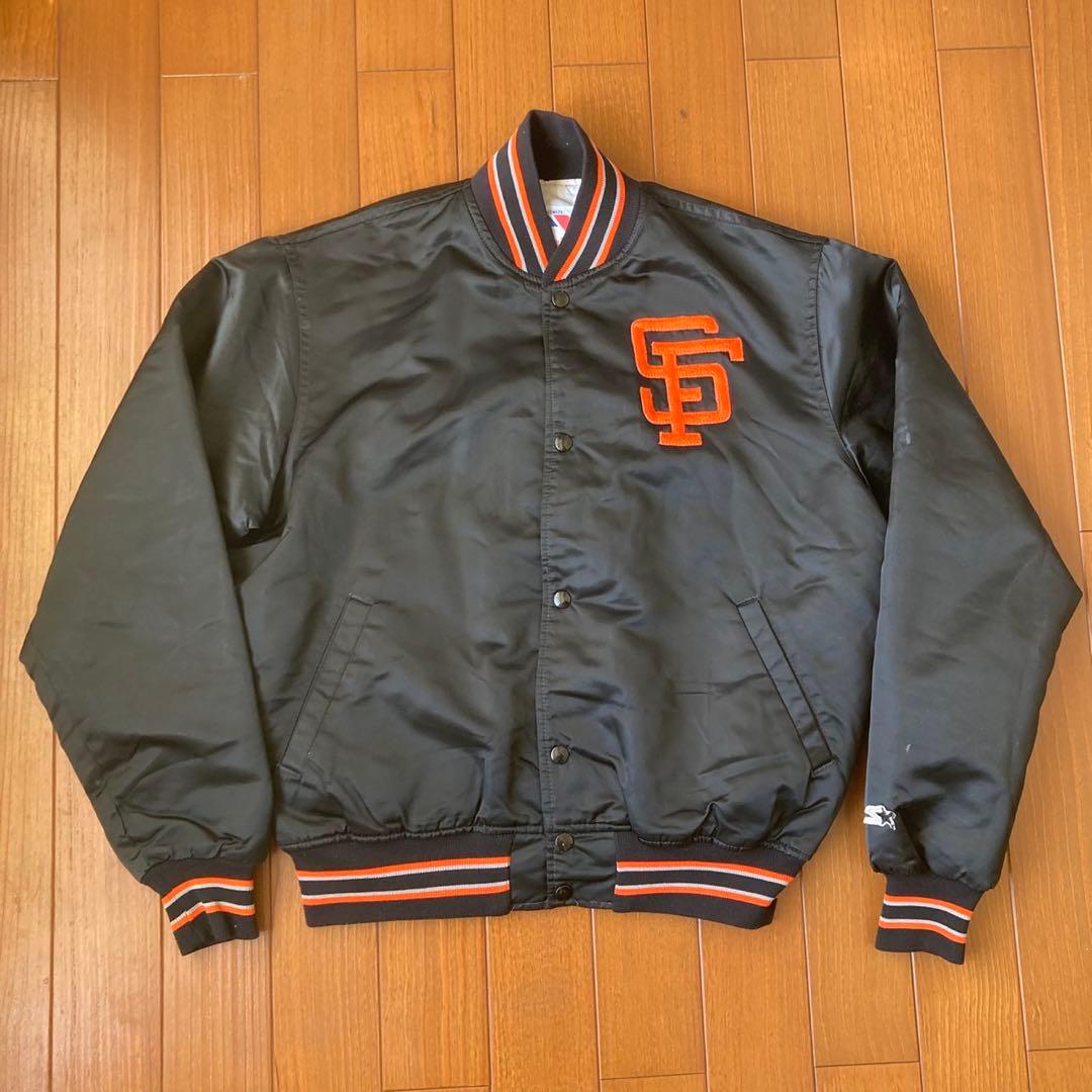 90's STARTER サテンスタジャン サンフランシスコジャイアンツ USA