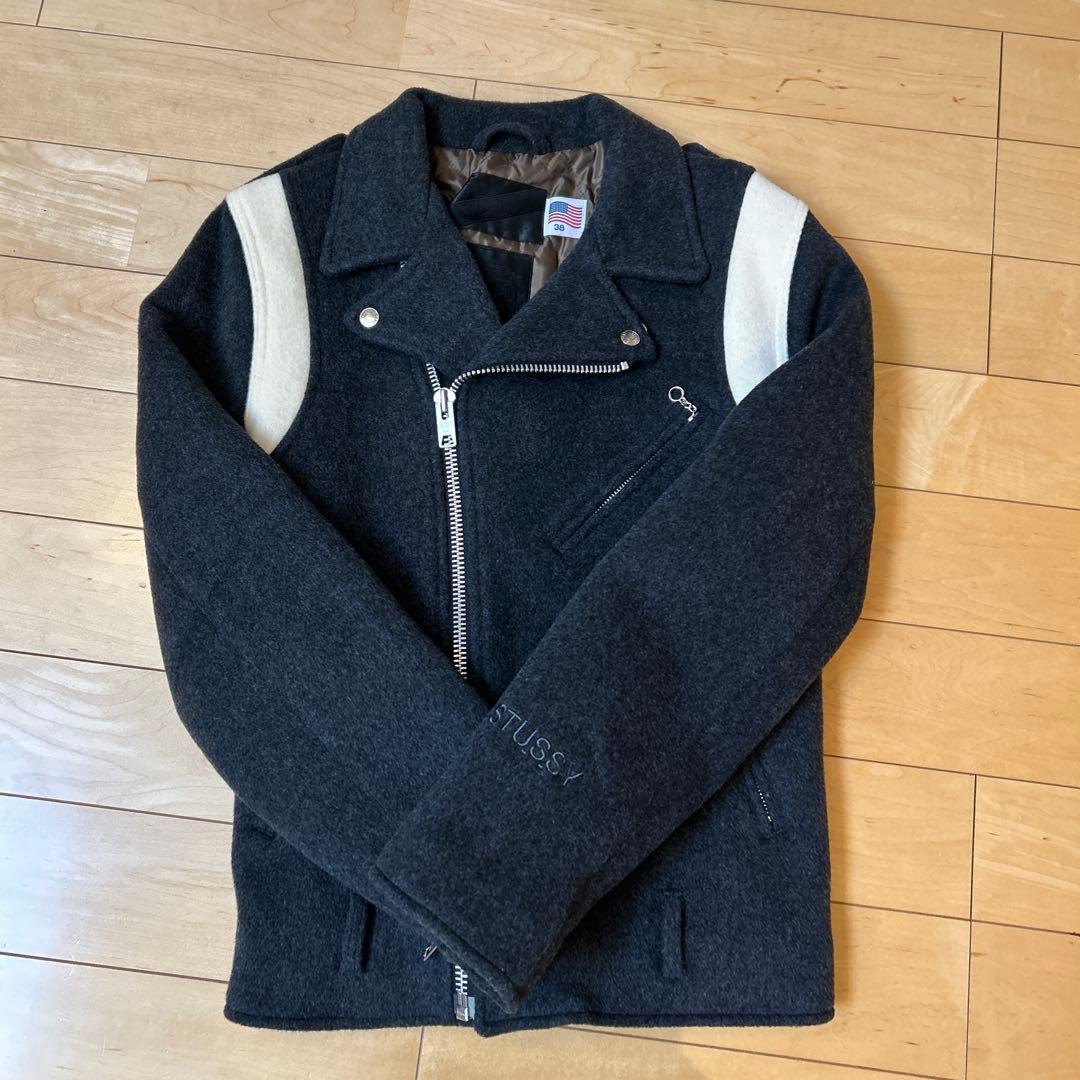 SCHOTT STUSSY ライダースジャケット Mサイズ