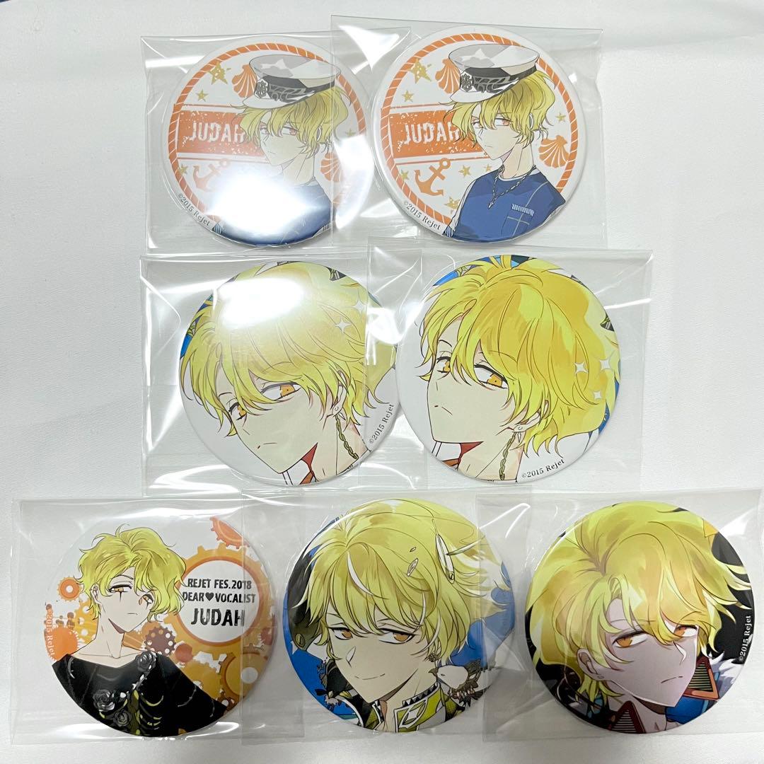 ディアヴォーカリスト ジュダ 缶バッジ7点セット - メルカリ