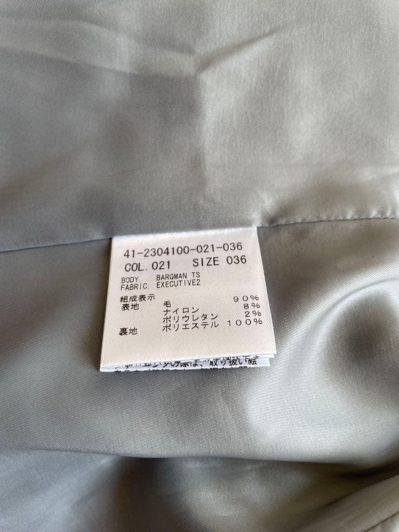 未使用】theory luxeライトグレーSサイズ スーツ上下セット 🏂