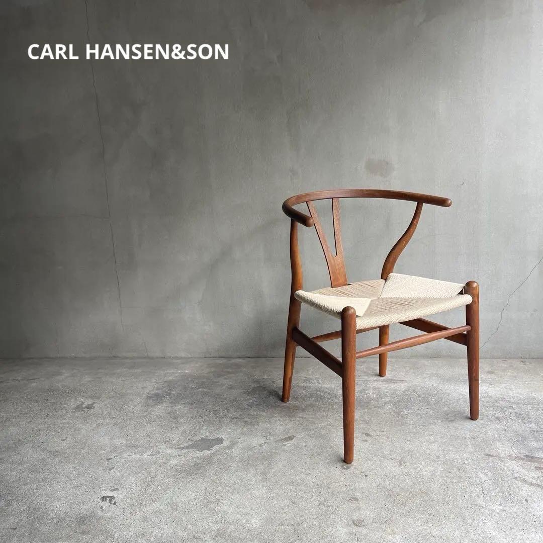 正規品 座面張り替え　70sカールハンセン＆サン CH24 (Yチェア)オーク材 正規品 座面張り替え 70sカールハンセン＆サン CH24 (Yチェア)オーク材
