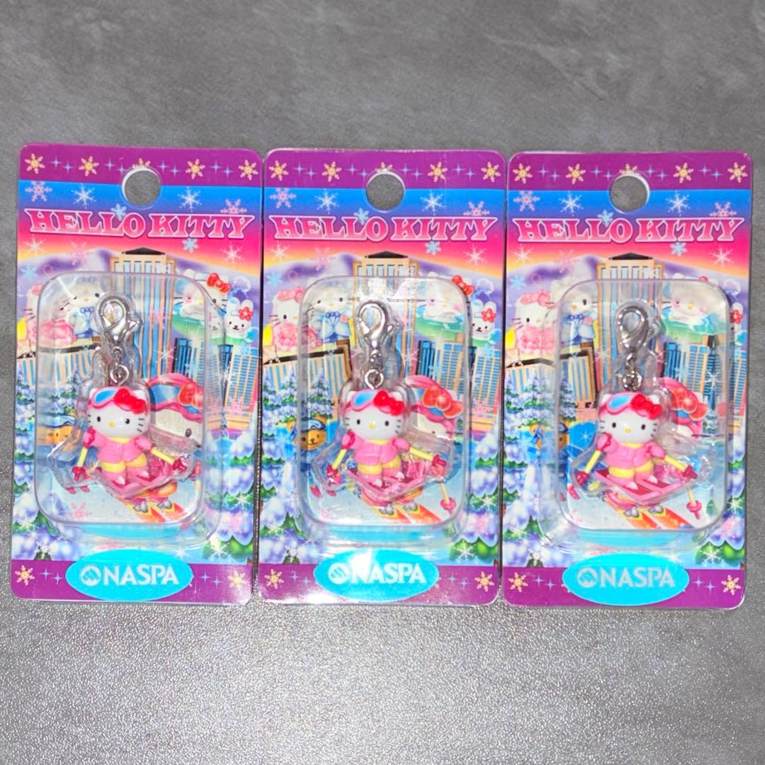 レア　ご当地キティ　ハローキティ　ファスナーマスコット　NASPA ナスパ　３個
